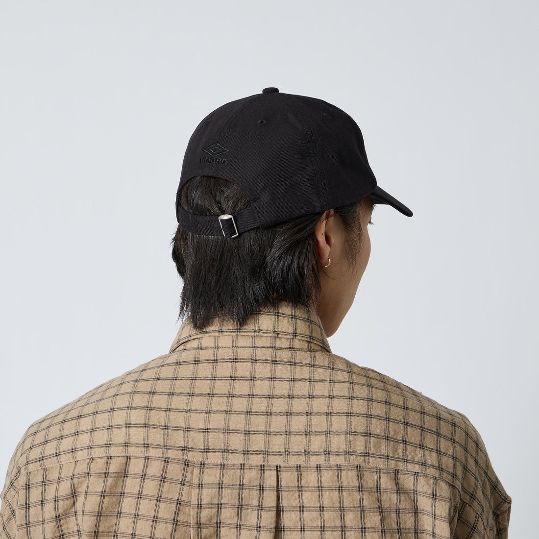 UMBRO [アンブロ] 別注 ワンポイント刺繍ロゴキャップ [SLG-05164-JF] 48 BLACK