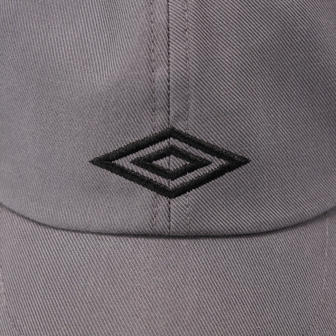 UMBRO [アンブロ] 別注 ワンポイント刺繍ロゴキャップ [SLG-05164-JF] 34 CHARCOA