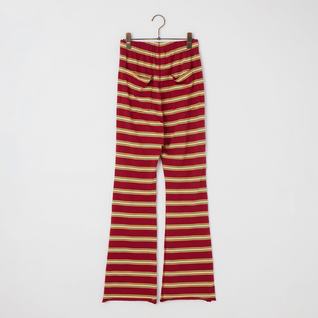 WALLA WALLA SPORT [ワラワラスポーツ] ストライプフレアパンツ [STRIPE-FLARE-PANT] BGD/MST