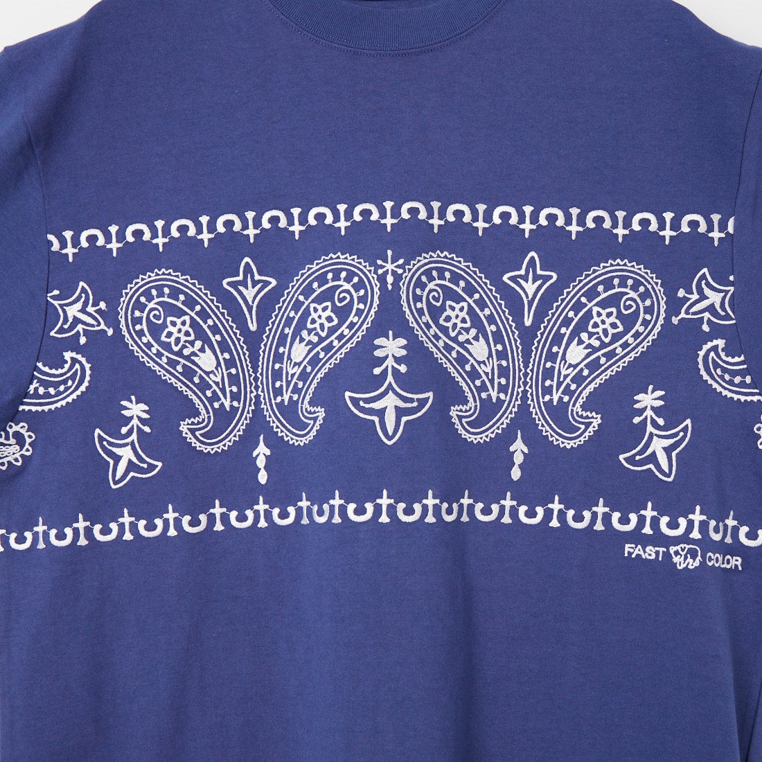 ELEPHANT [エレファント] ペイズリー柄 ショートスリーブTシャツ [EB26SS-02] NAVY