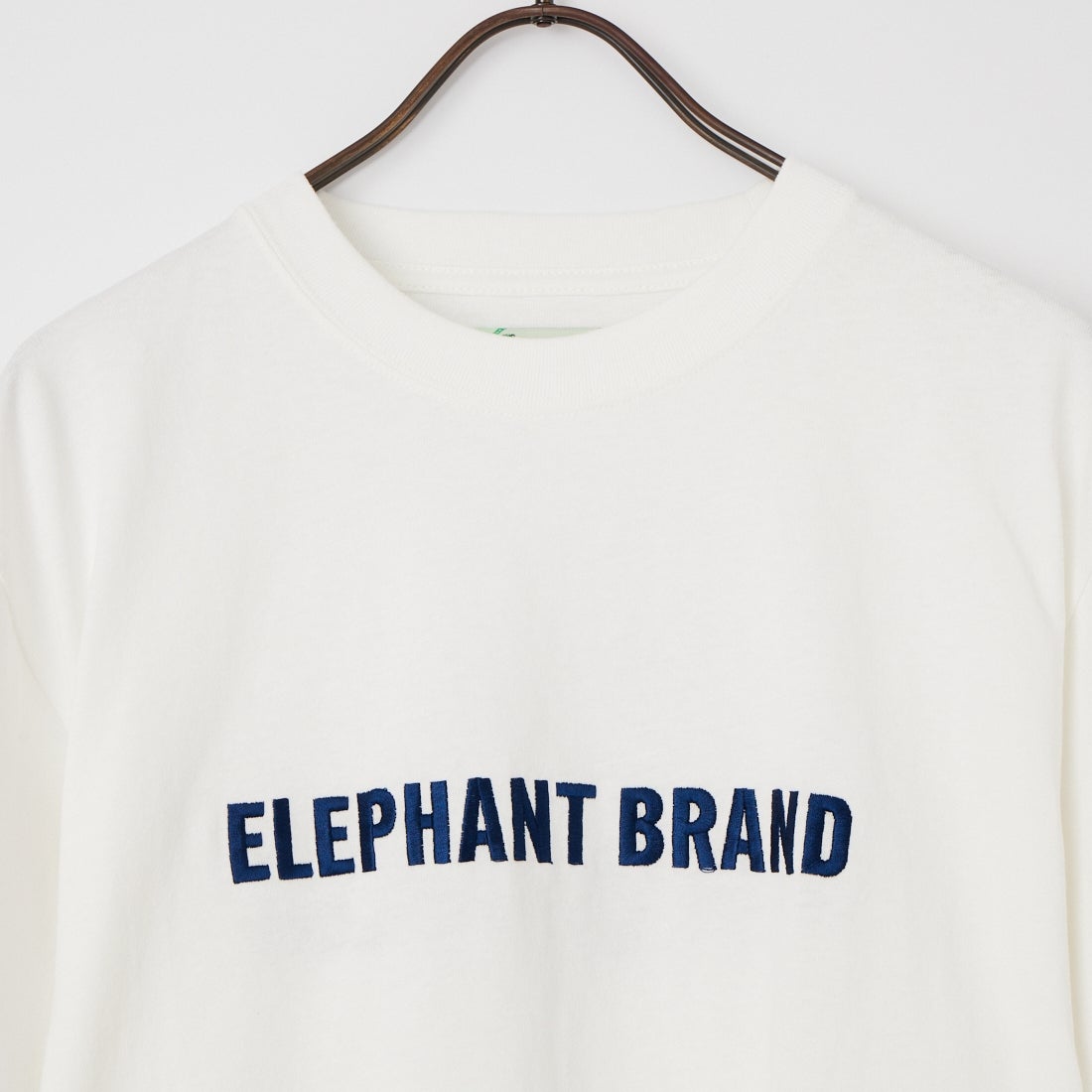 ELEPHANT [エレファント] ロゴ刺繍ショートスリーブTシャツ [EB26SS-05] WHITE