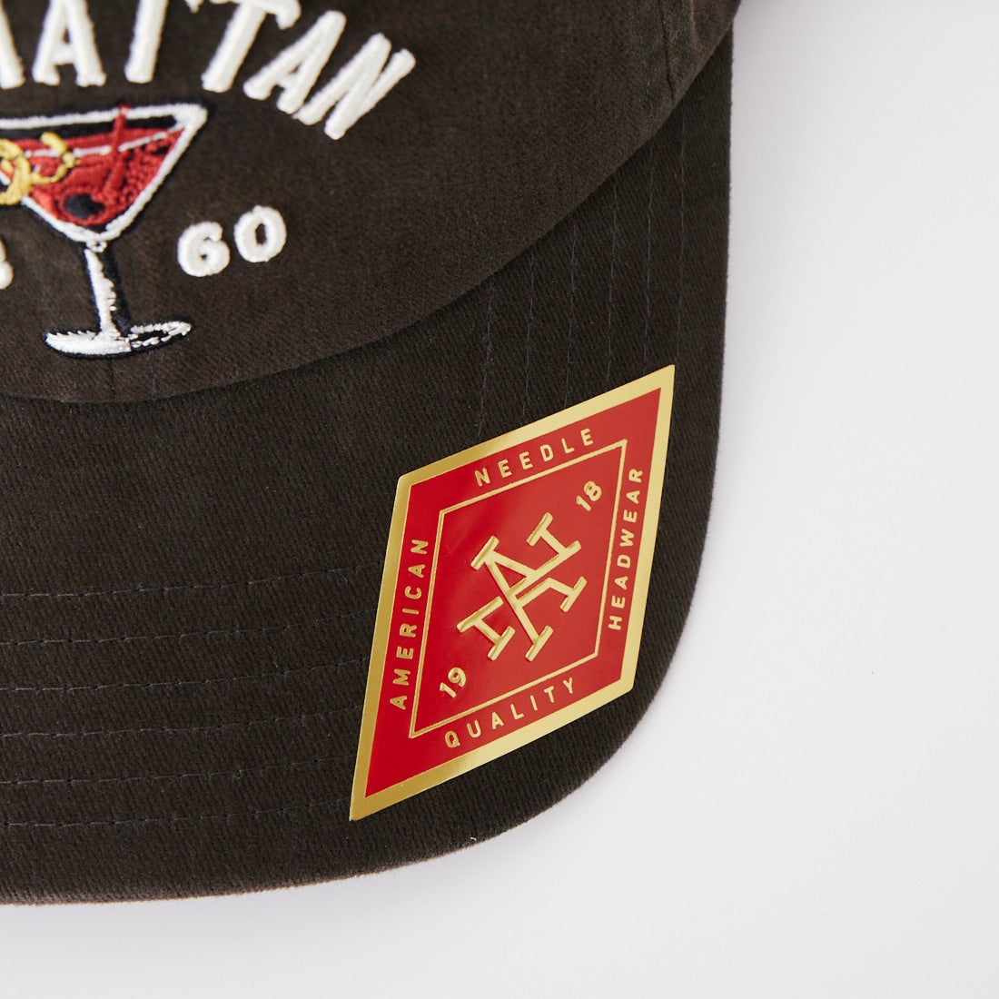 American Needle [アメリカンニードル] Manhattan アーカイブカクテルキャップ [SMU714A-MANHAT] BLACK