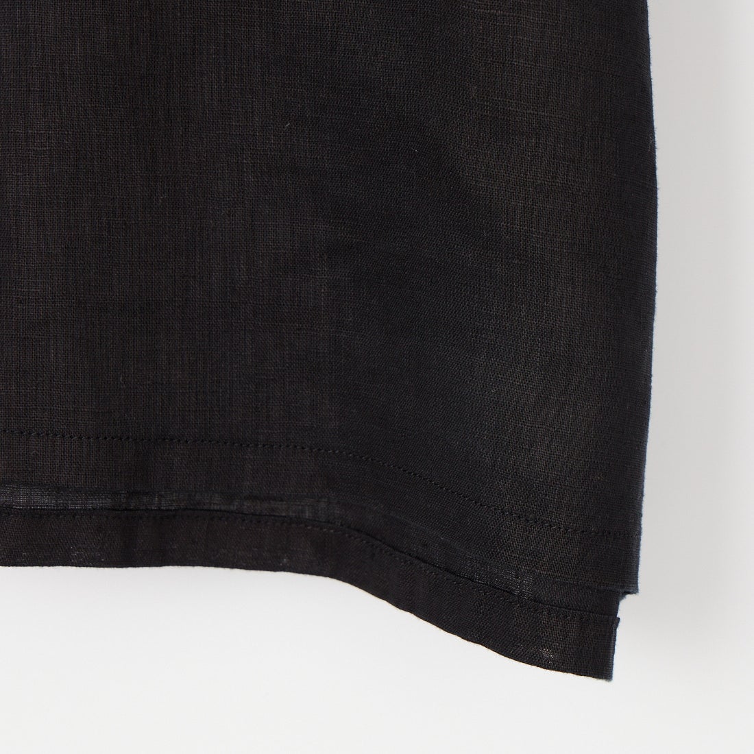 Jeans Factory Clothes [ジーンズファクトリークローズ] フレンチリネン 5分袖ワイドレギュラーカラーシャツ [BFP615] 840 ﾌﾞﾗｯｸ