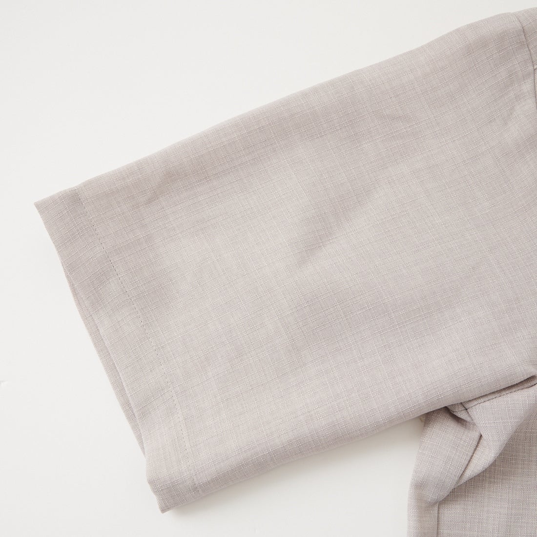 Jeans Factory Clothes [ジーンズファクトリークローズ] テックキャンバス 半袖バンドカラーシャツ [EPC-63103] 1 Lﾍﾞｰｼﾞｭ