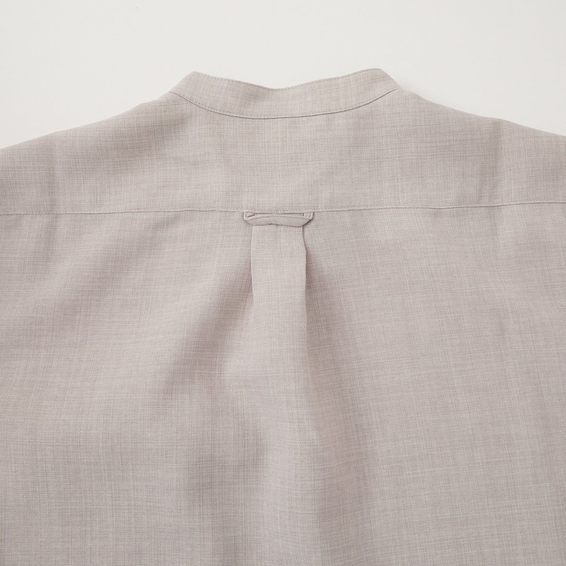 Jeans Factory Clothes [ジーンズファクトリークローズ] テックキャンバス 半袖バンドカラーシャツ [EPC-63103] 1 Lﾍﾞｰｼﾞｭ