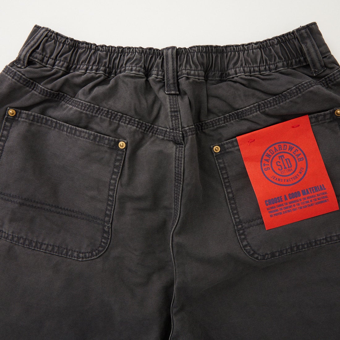 Jeans Factory Clothes [ジーンズファクトリークローズ] スタンダードダブルニークォーターパンツ [JFC-254-007] GREY