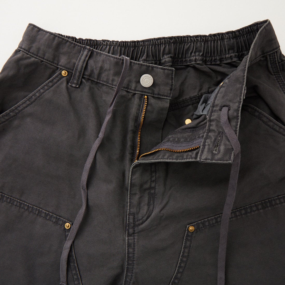 Jeans Factory Clothes [ジーンズファクトリークローズ] スタンダードダブルニークォーターパンツ [JFC-254-007] GREY
