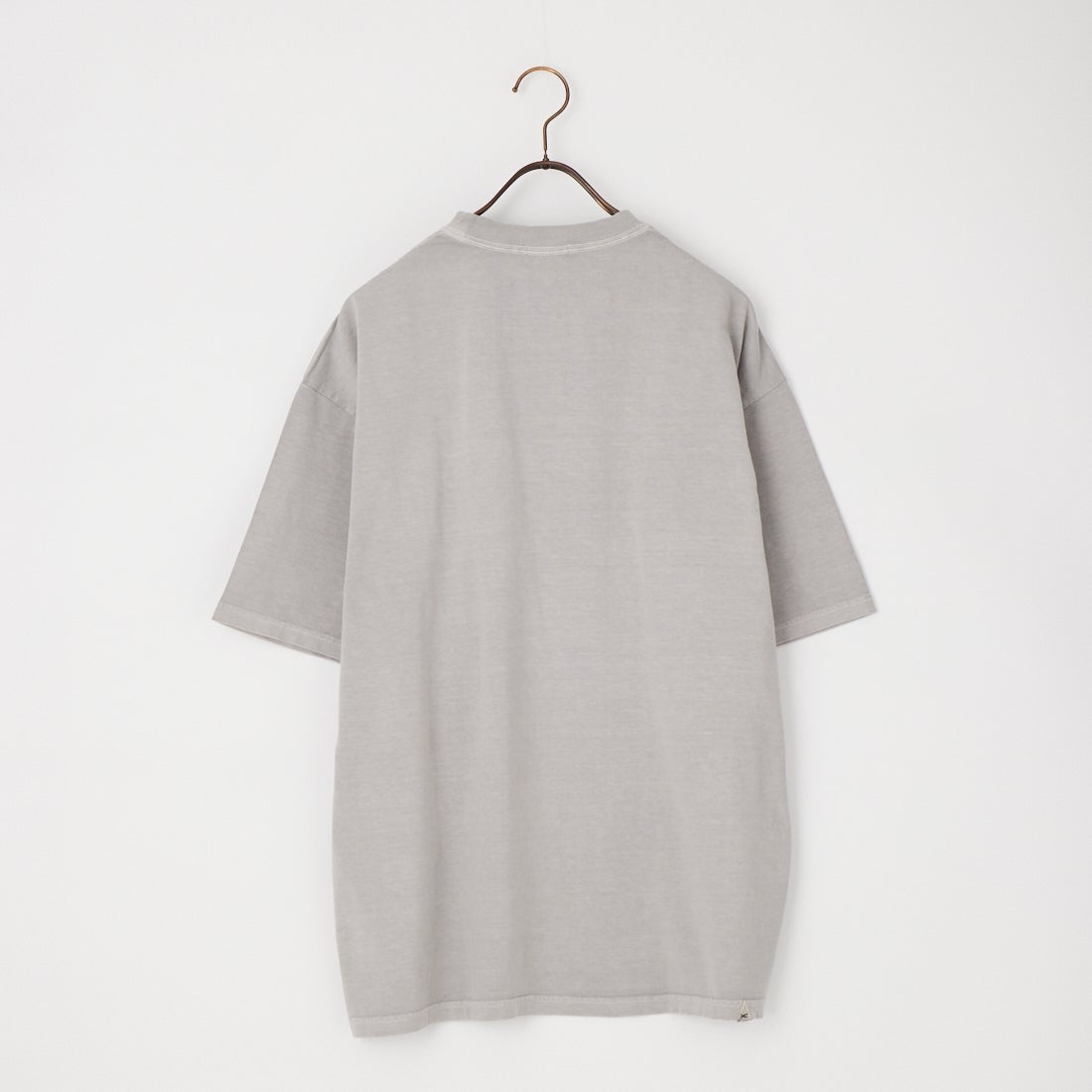 DENHAM [デンハム] チェーンステッチ ショートスリーブTシャツ [CHAIN-BULLITT-TEE] LT.GRAY