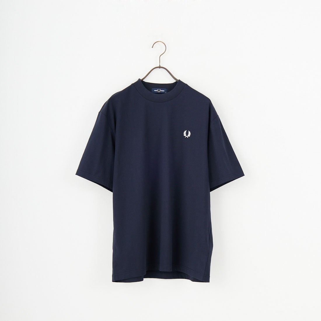 FRED PERRY [フレッドペリー] ブランドロゴバックプリントTシャツ [M2475] 608 NAVY