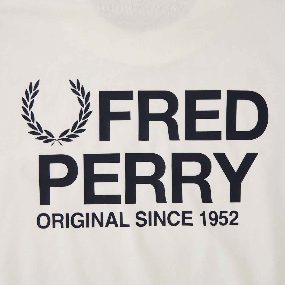 FRED PERRY [フレッドペリー] ブランドロゴバックプリントTシャツ [M2475] 129 SNOW W