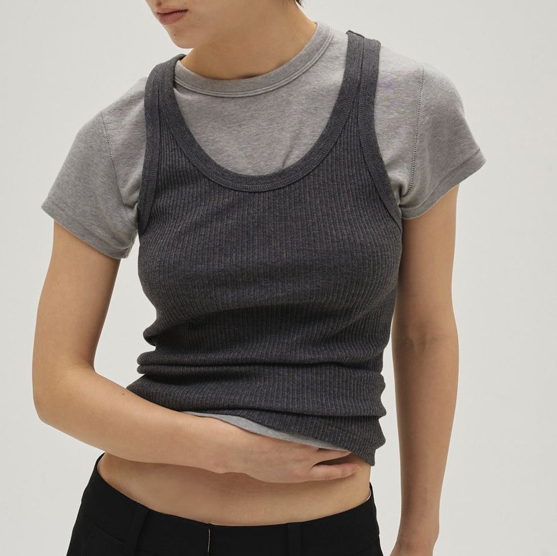 TODAYFUL [トゥデイフル] コンパクトスムースTシャツ [12610617] GRY