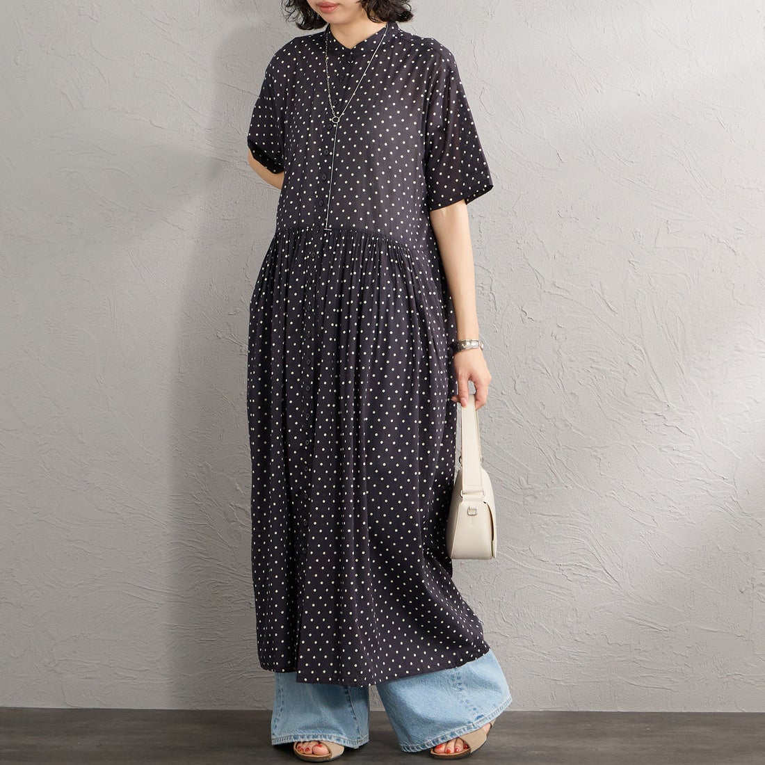 990M BLK&&モデル身長：162cm 着用サイズ：2&&