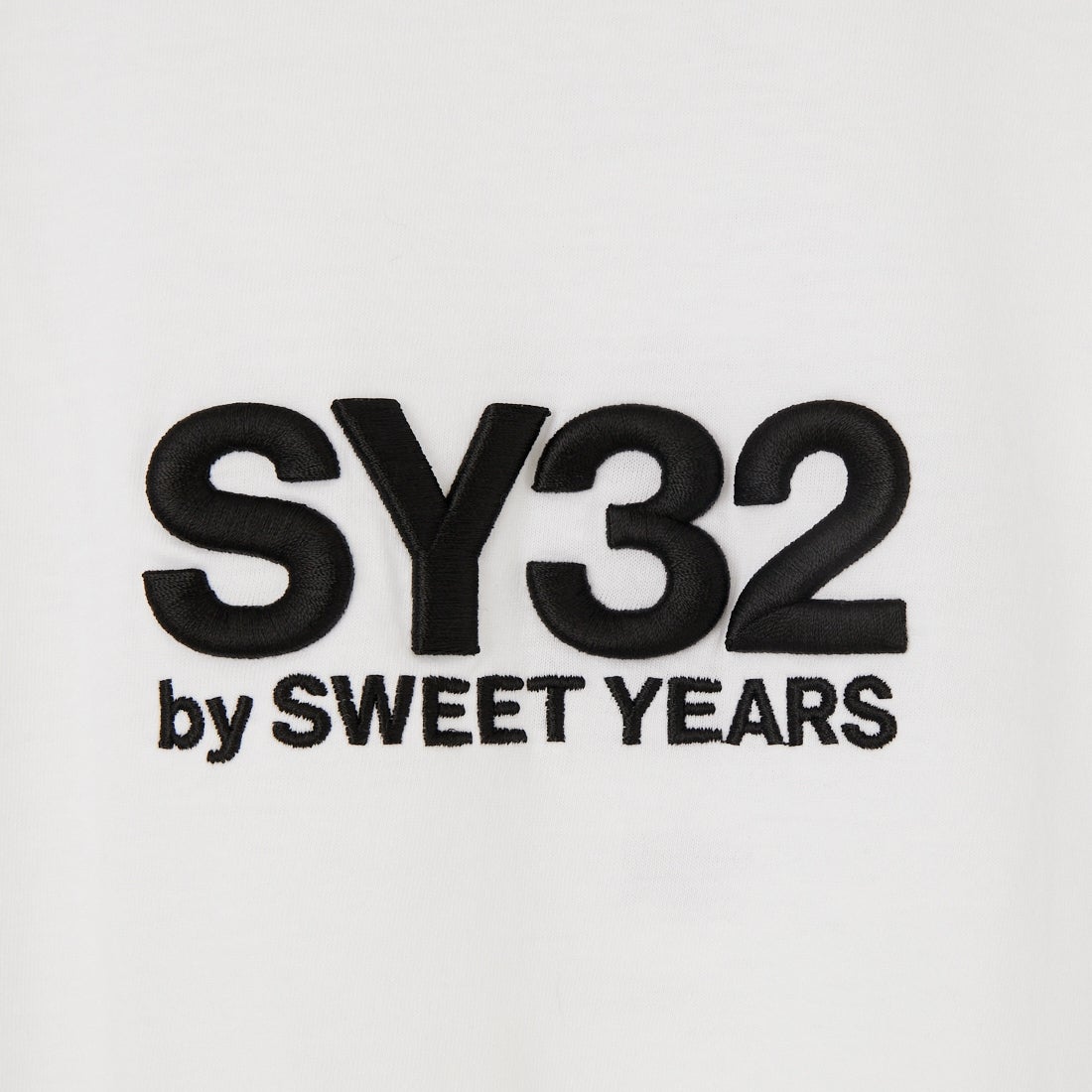 SY32 [エスワイサーティトゥ] 3D刺繍ショートスリーブTシャツ [32-26SN1-49] WHITE
