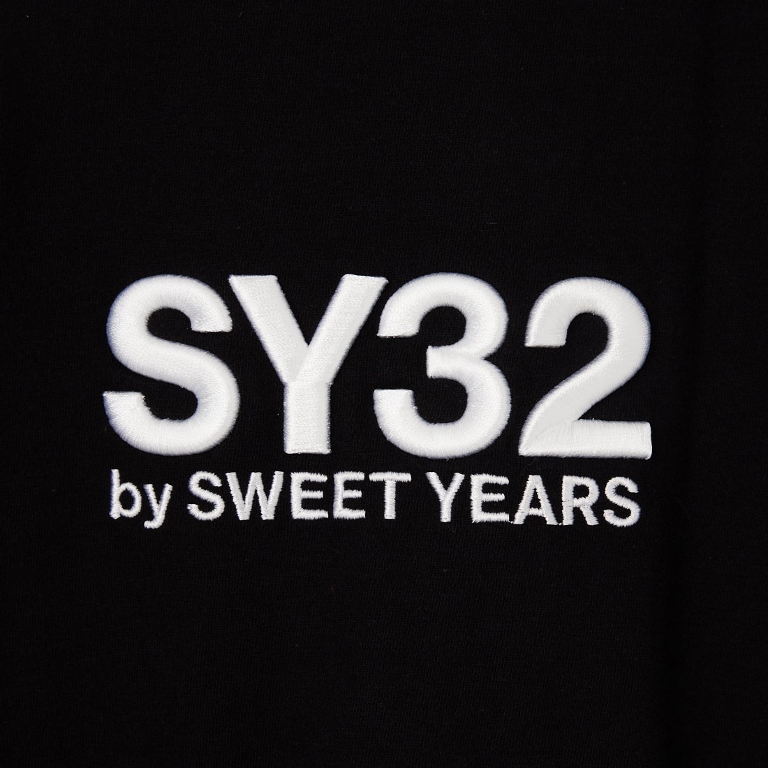 SY32 [エスワイサーティトゥ] 3D刺繍ショートスリーブTシャツ [32-26SN1-49] BLACK