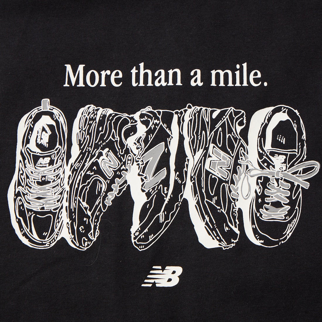 new balance [ニューバランス] マイラーグラフィックTシャツ [MT61778S] BK