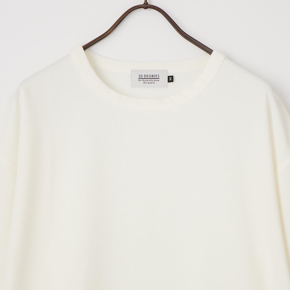 33Degrees [サーティスリーディグリーズ] 梨地ドロストTシャツ [726402] OFF