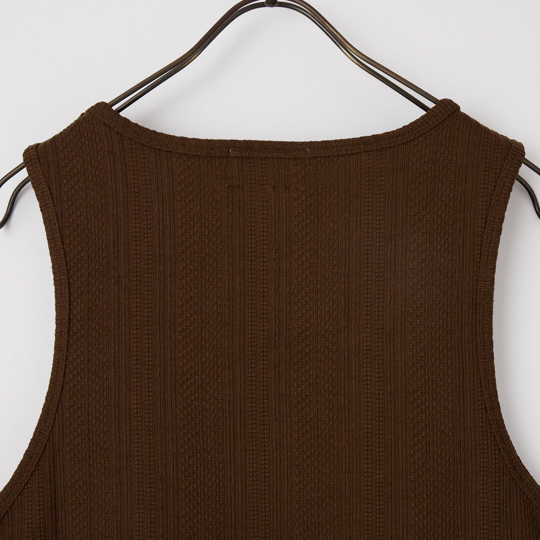 33Degrees [サーティスリーディグリーズ] ランダムテレコタンクトップ [726411] BROWN