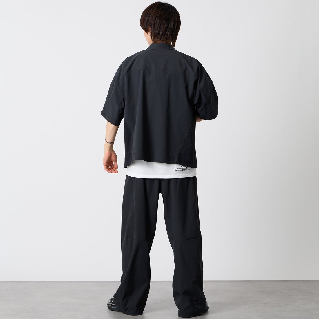 NIKE [ナイキ] テック ヘリオス Dri-FIT ロングパンツ [IF1283] 010 BLACK &&モデル身長：177cm 着用サイズ：M&&