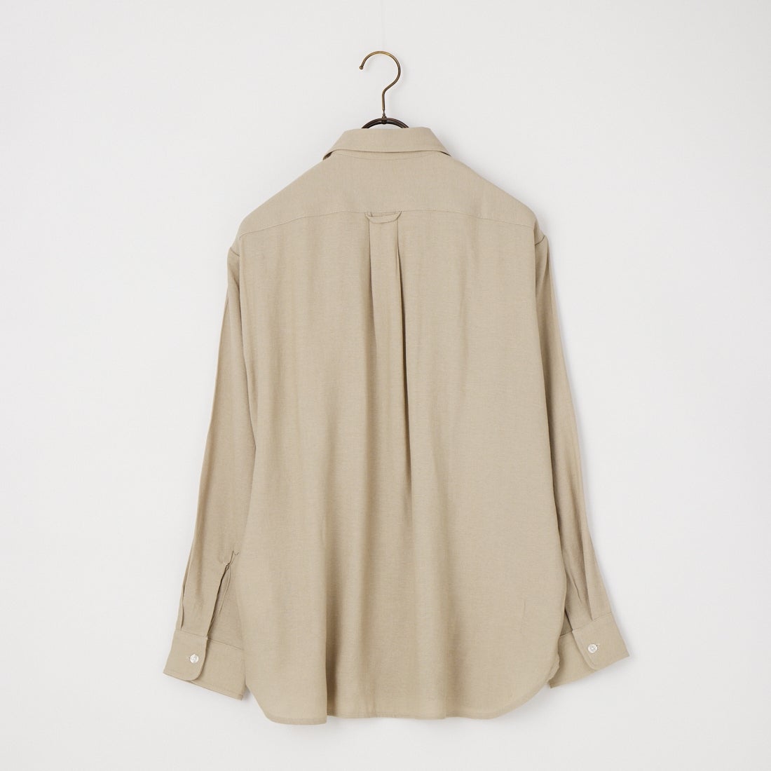 Jeans Factory Clothes [ジーンズファクトリークローズ] TRリネンワンナップカラーシャツ [EPC-61105] 1 L.BEIGE
