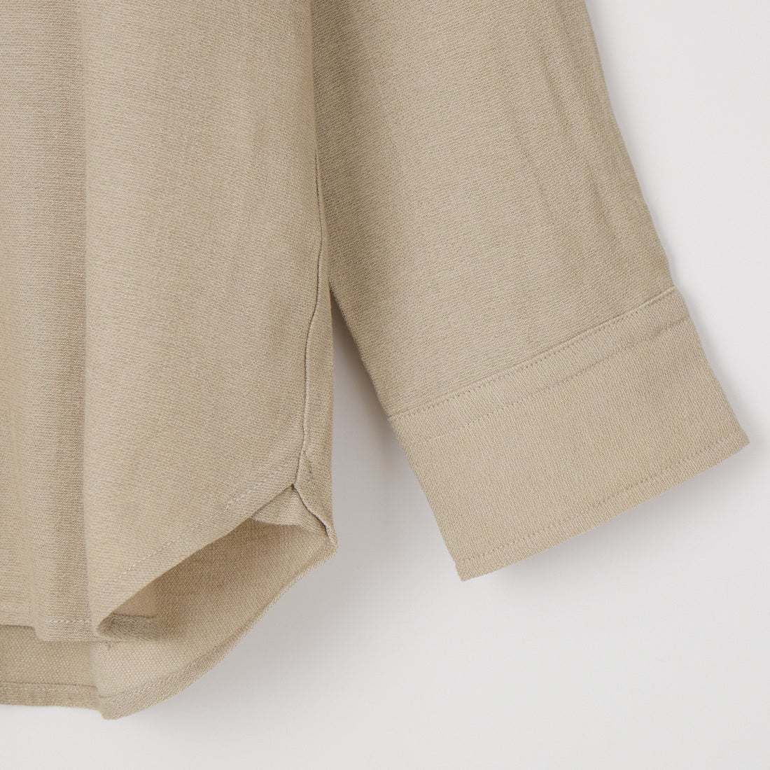 Jeans Factory Clothes [ジーンズファクトリークローズ] TRリネンワンナップカラーシャツ [EPC-61105] 1 L.BEIGE