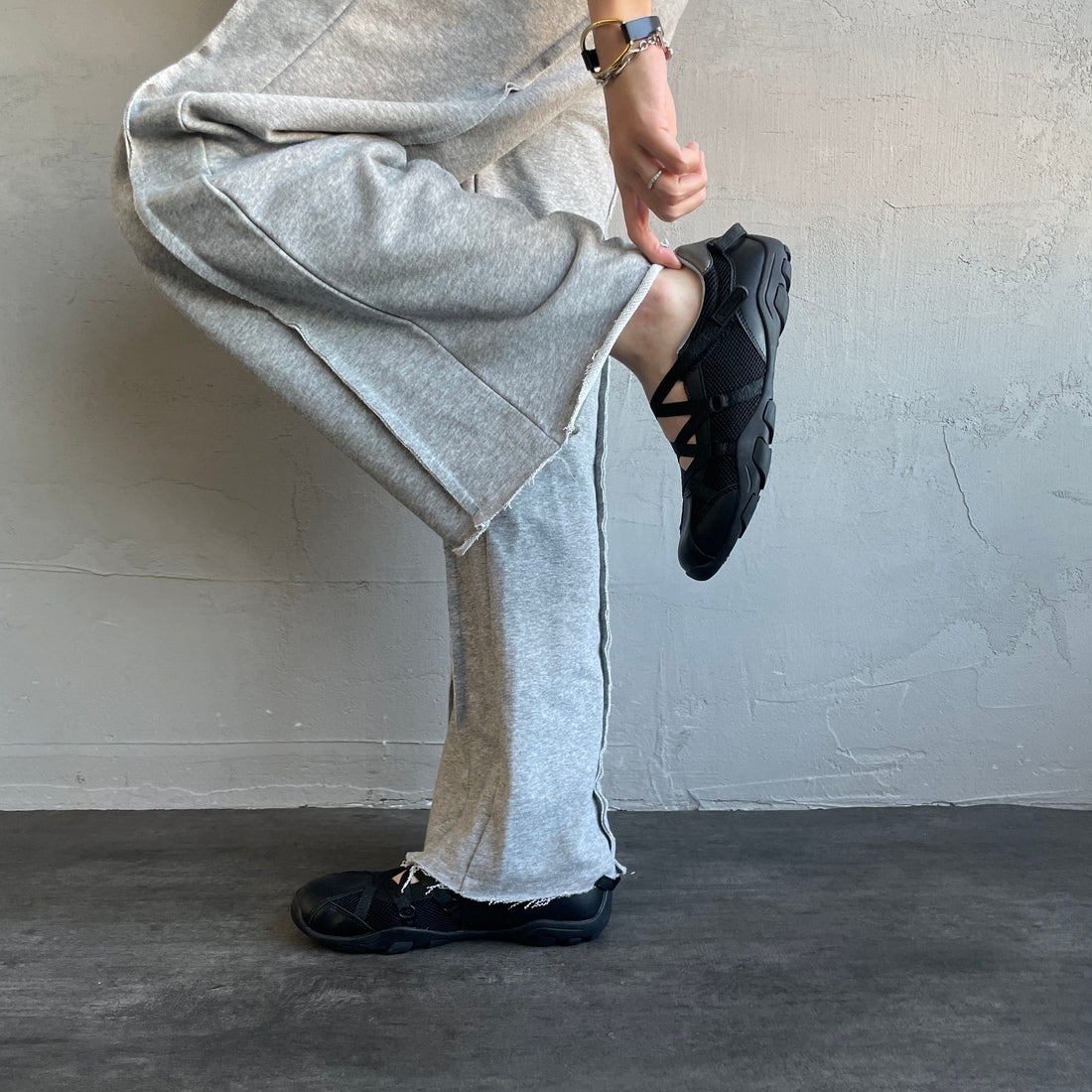 Rockfish Weatherwear [ロックフィッシュ ウェザーウェア] ZANE Xストラップスニーカー [RF1SHBF1SK010] BK
