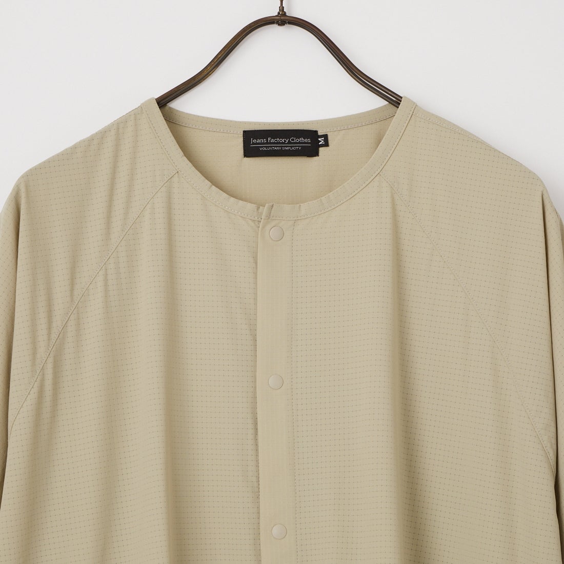Jeans Factory Clothes [ジーンズファクトリークローズ] ドットニットストレッチカーディガン [EPC-63203] 1 ﾍﾞｰｼﾞｭ