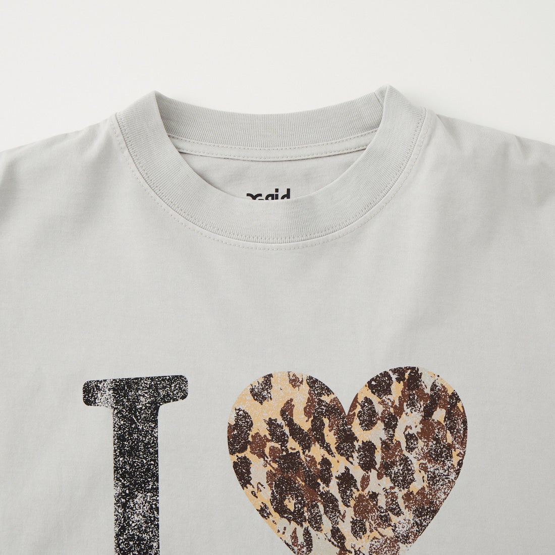 X-girl [エックスガール] I LOVE X-GIRL ビッグTシャツドレス [105262041009] LT GREY