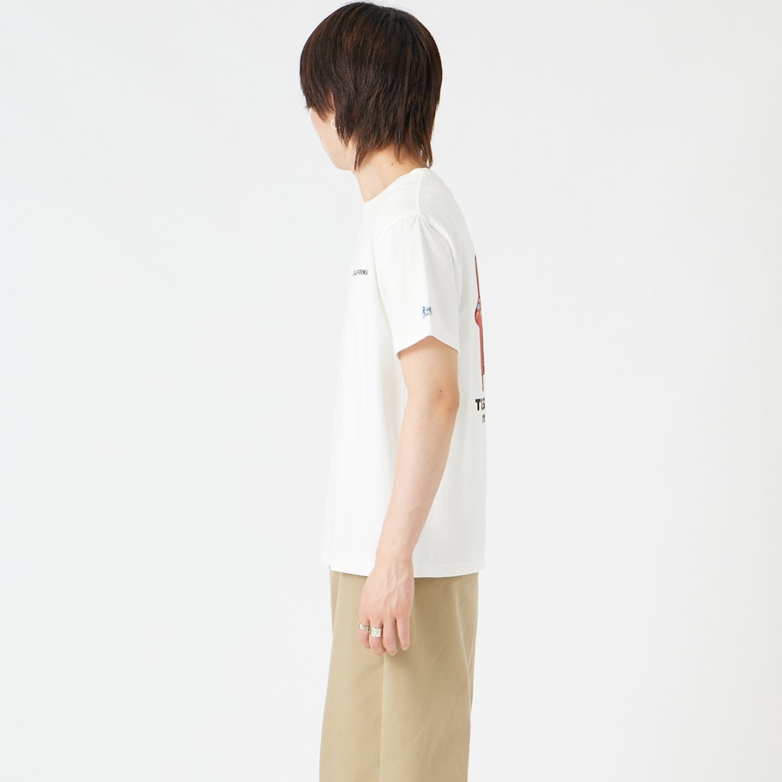 The Endless Summer [エンドレスサマー] BUHI チェアショートスリーブTシャツ [FH-26574355] 60 PIED &&モデル身長：177cm 着用サイズ：M&&