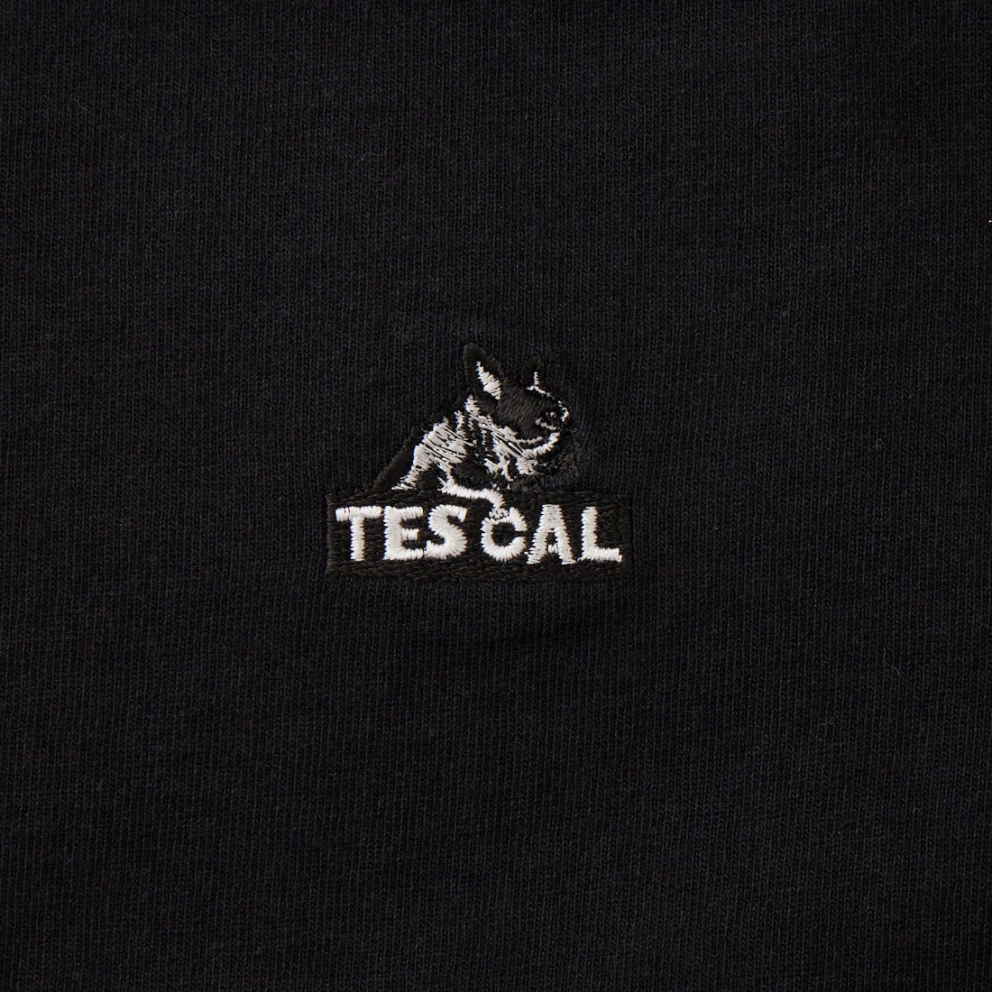 The Endless Summer [エンドレスサマー] 別注 TES CAL ワンポイントロゴ刺繍バックプリントTシャツ [FH-26574503-JF] BLACK