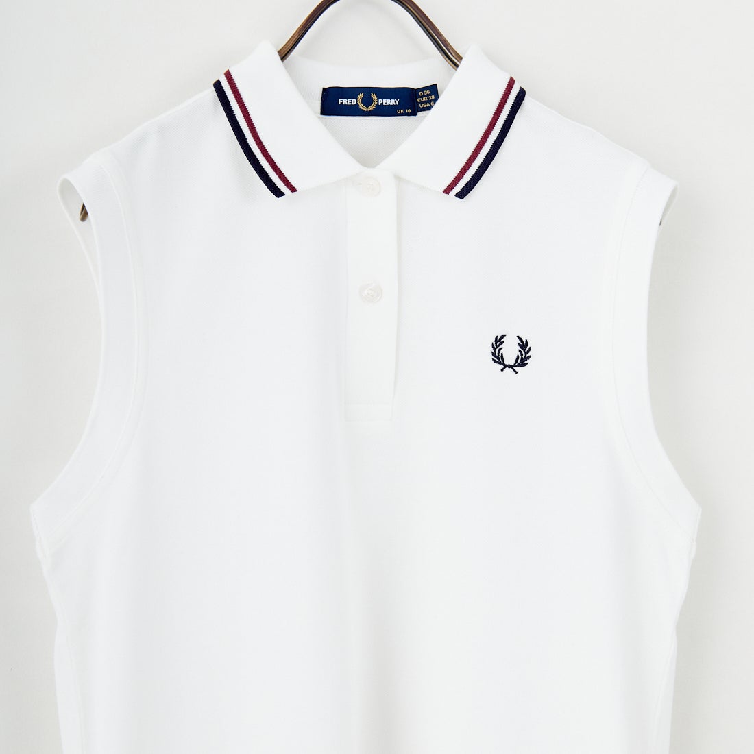 FRED PERRY [フレッドペリー] スリーブレスポロシャツ [G7200] 19C SNOW W