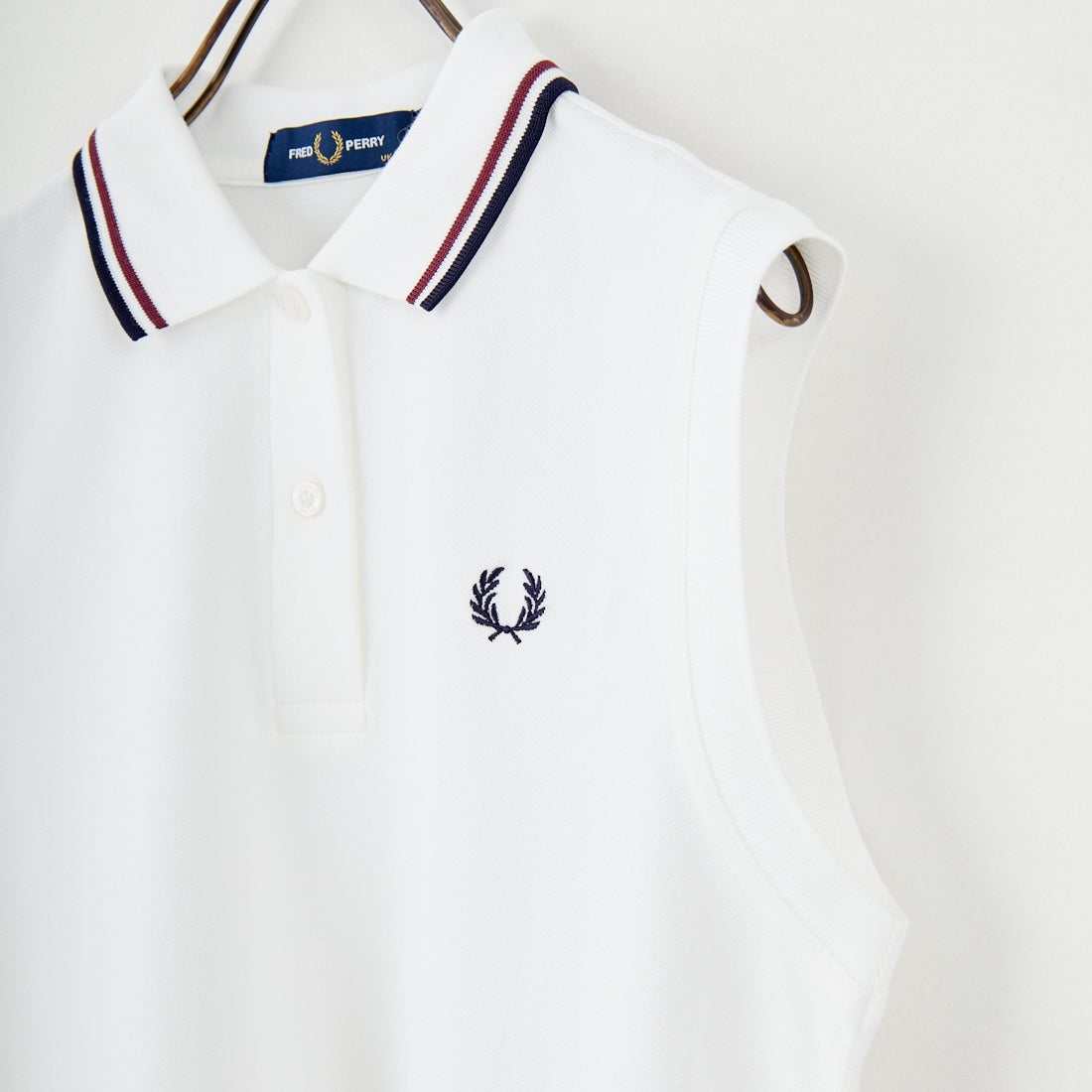 FRED PERRY [フレッドペリー] スリーブレスポロシャツ [G7200] 19C SNOW W