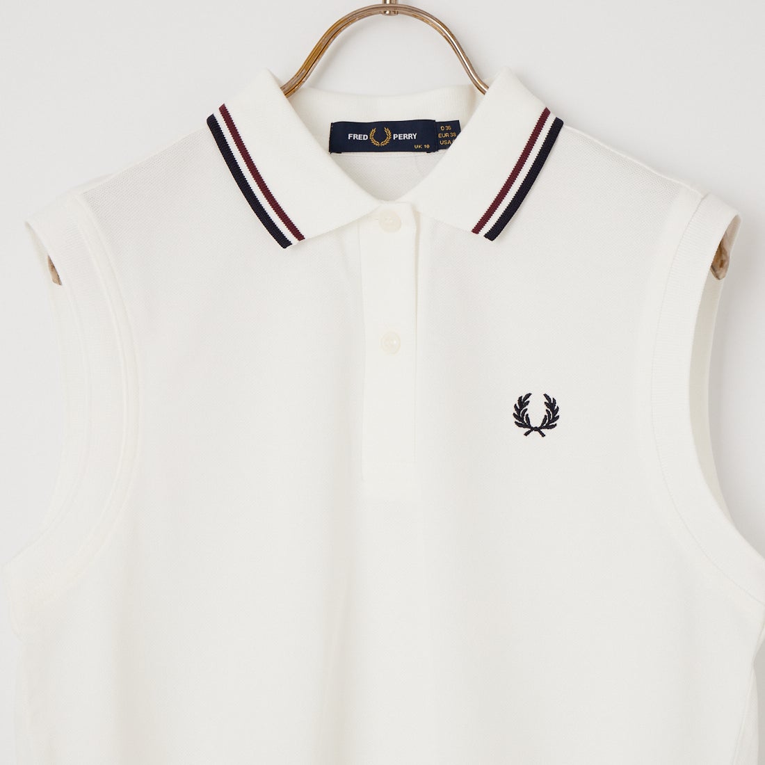 FRED PERRY [フレッドペリー] スリーブレスポロシャツ [G7200] 19C SNOW W