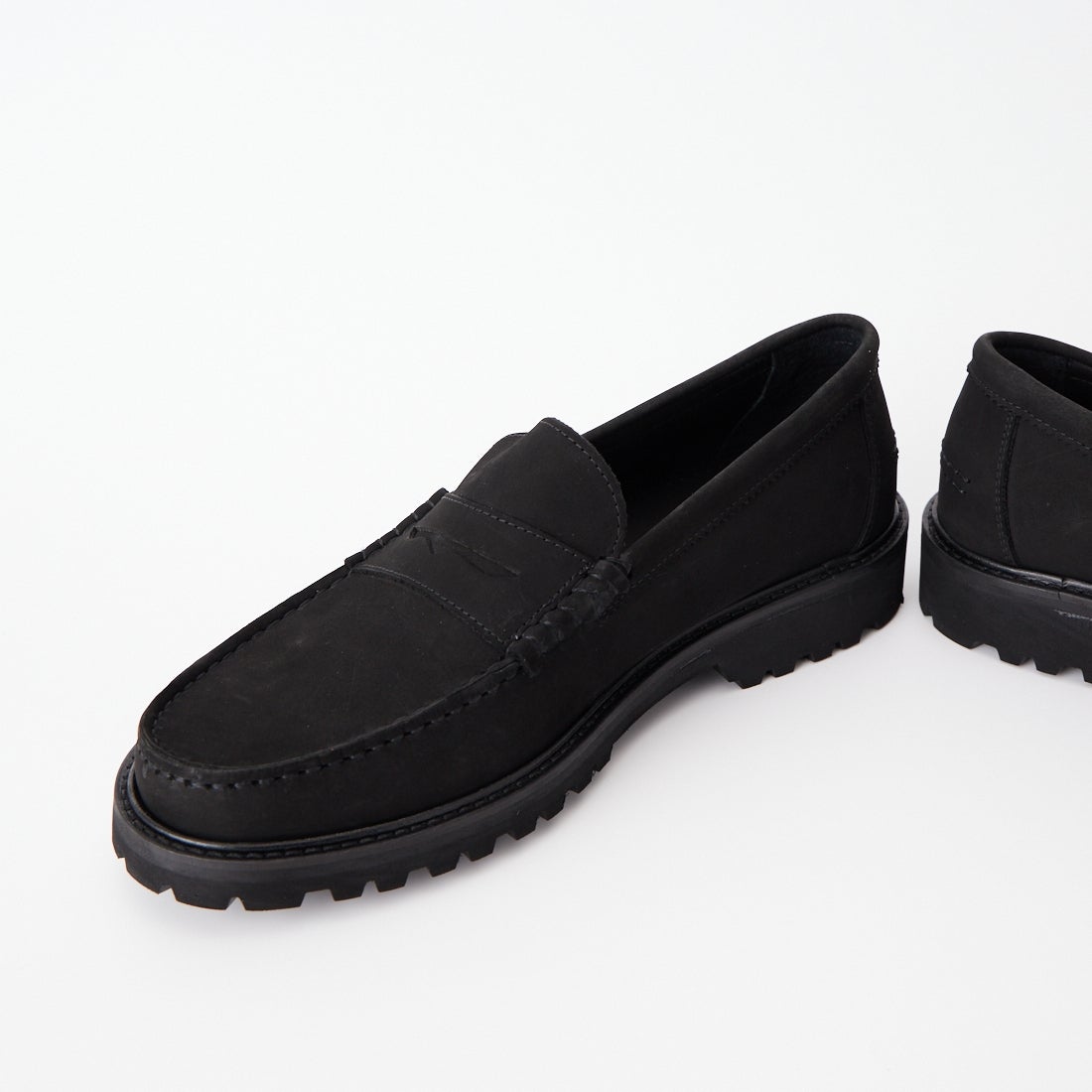 Padmore&Barnes [パドモア アンド バーンズ] 別注 ローファー [L233-LOAFER-JF] BLACK