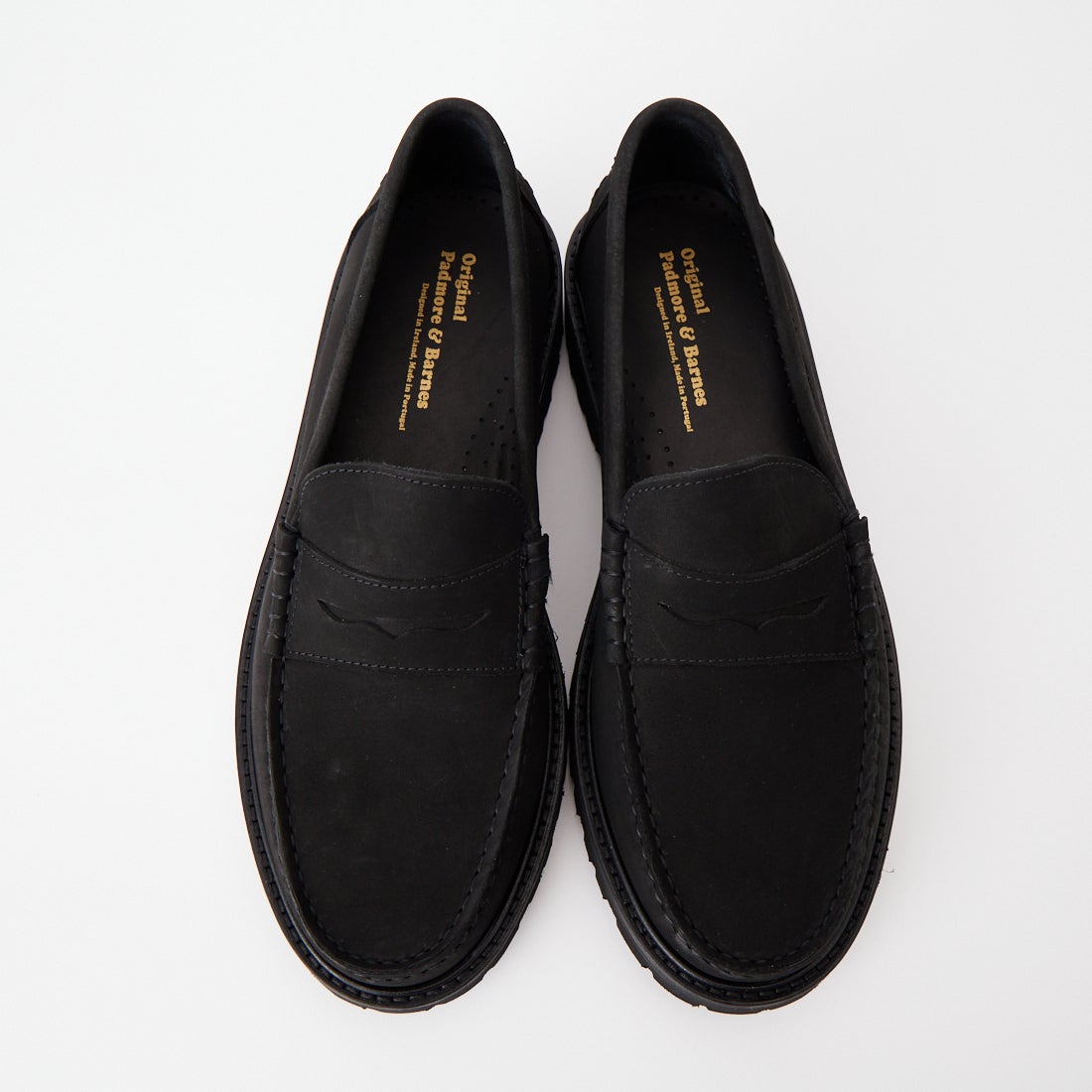 Padmore&Barnes [パドモア アンド バーンズ] 別注 ローファー [L233-LOAFER-JF] BLACK