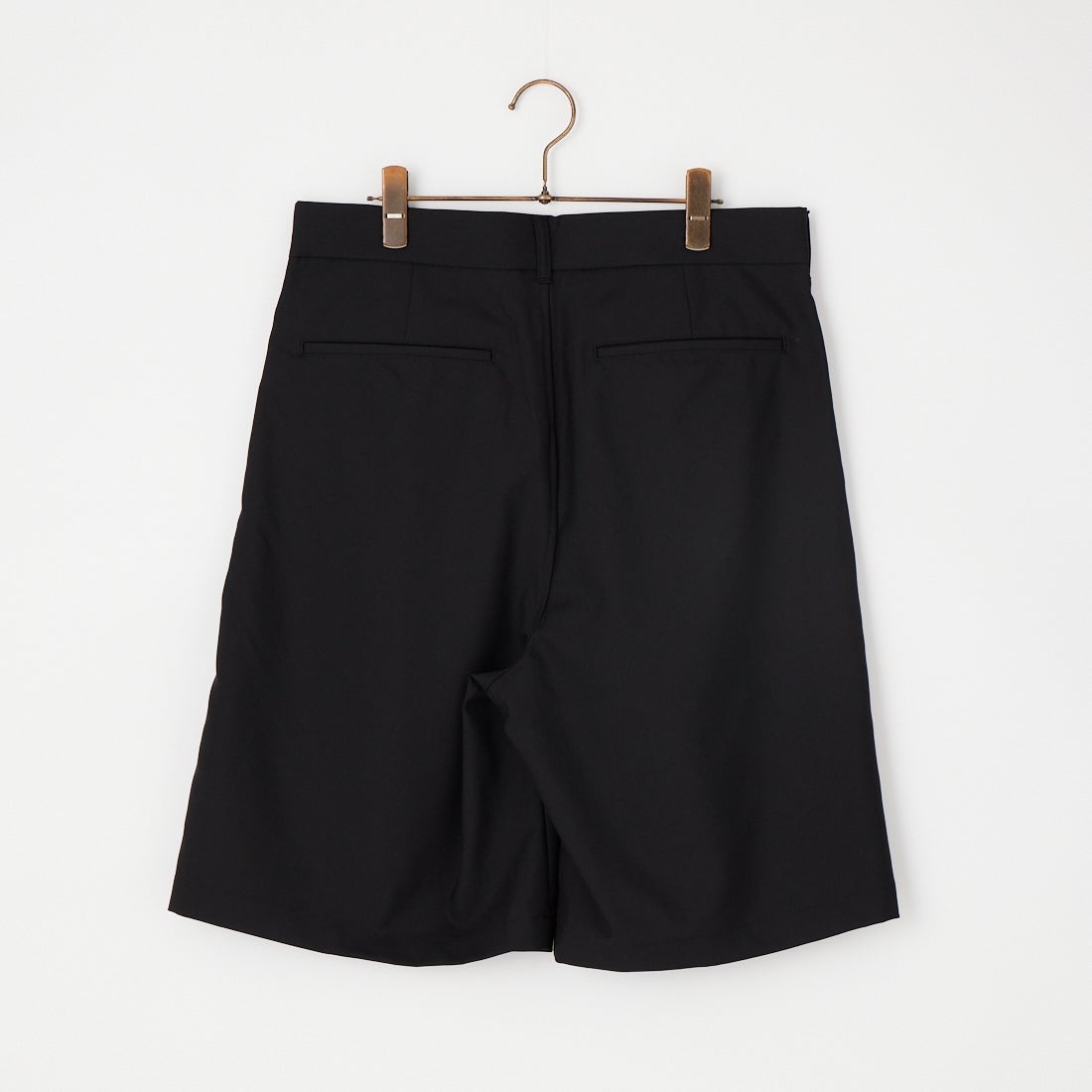 STILL BY HAND [スティルバイハンド] サマーウールショーツ [PT10262] BLACK