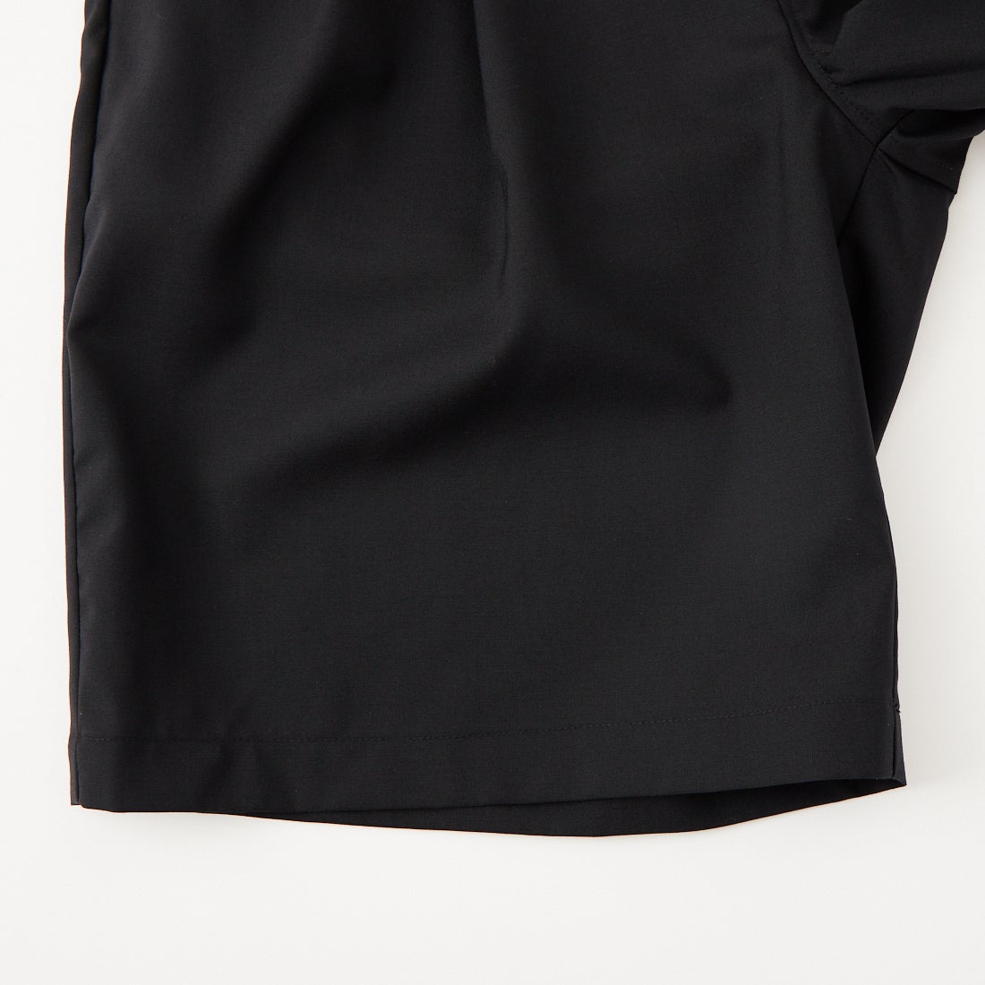 STILL BY HAND [スティルバイハンド] サマーウールショーツ [PT10262] BLACK