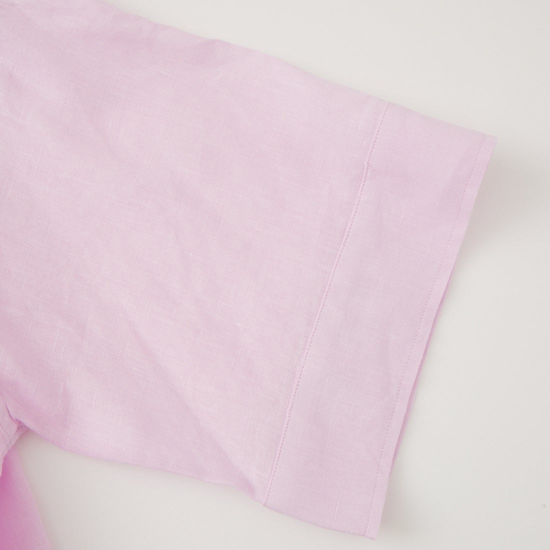 TICCA [ティッカ] リネン半袖シャツ [TBFS-404] BABY PINK