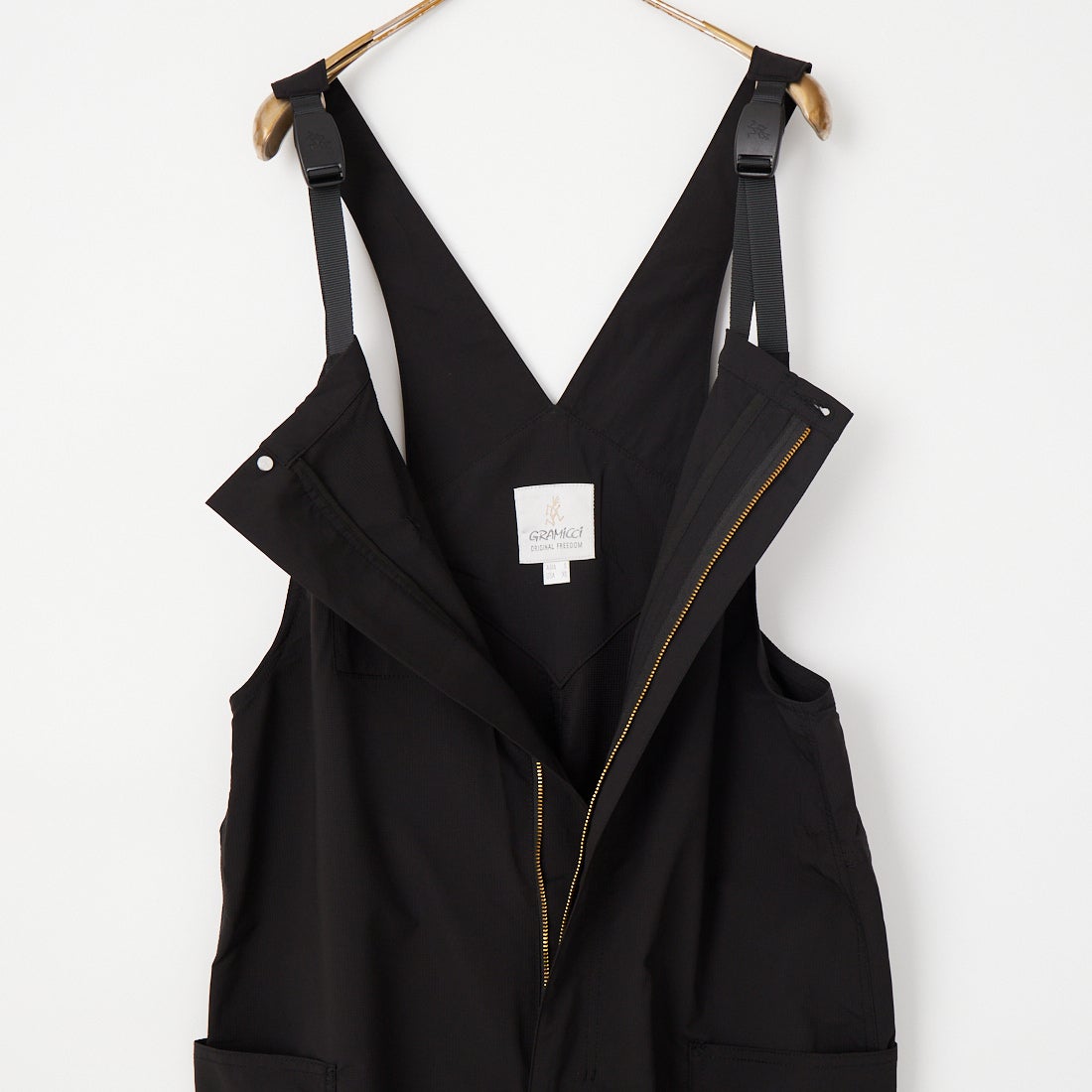 GRAMiCCi [グラミチ] リップストップサロペット [GUP6-S2027] BLK