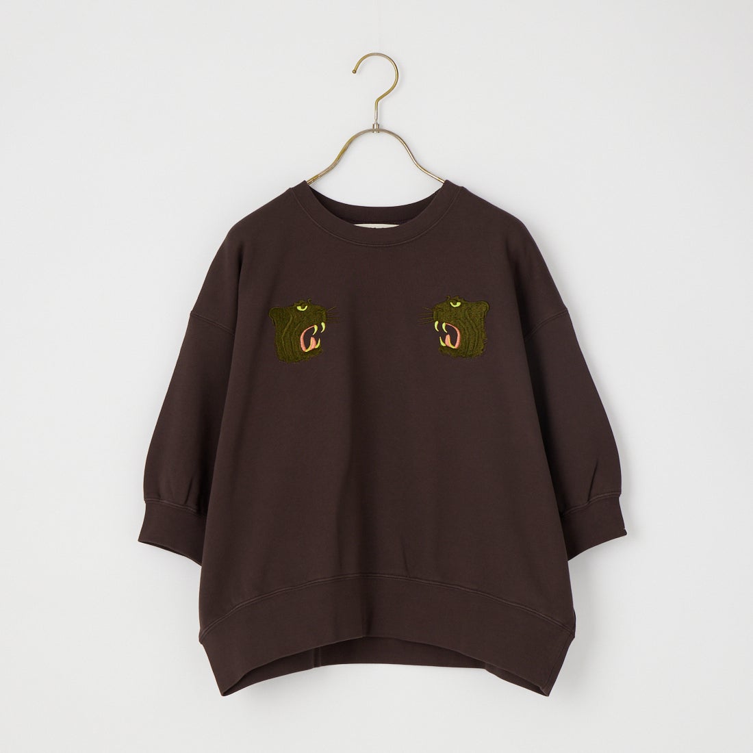 Oblada [オブラダ] スーベニアハーフスリーブスウェット [M2610CU06] BROWN