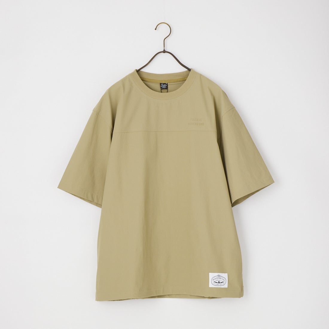 POLeR [ポーラー] リップバギーショートスリーブTシャツ [261MCV0031] BEIGE