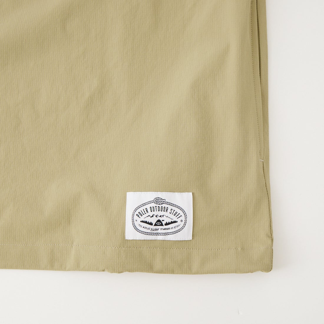POLeR [ポーラー] リップバギーショートスリーブTシャツ [261MCV0031] BEIGE