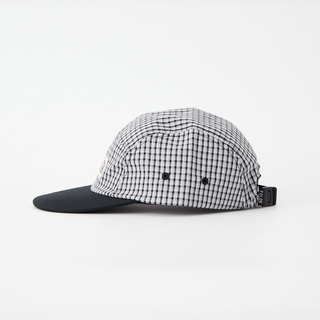 POLeR [ポーラー] チェック5パネルキャップ [261MCV0078] GRAY/BLACK