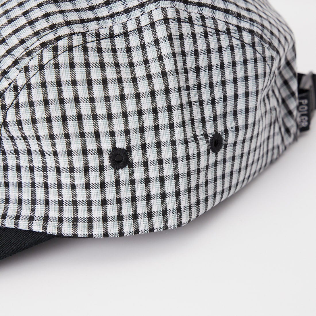 POLeR [ポーラー] チェック5パネルキャップ [261MCV0078] GRAY/BLACK