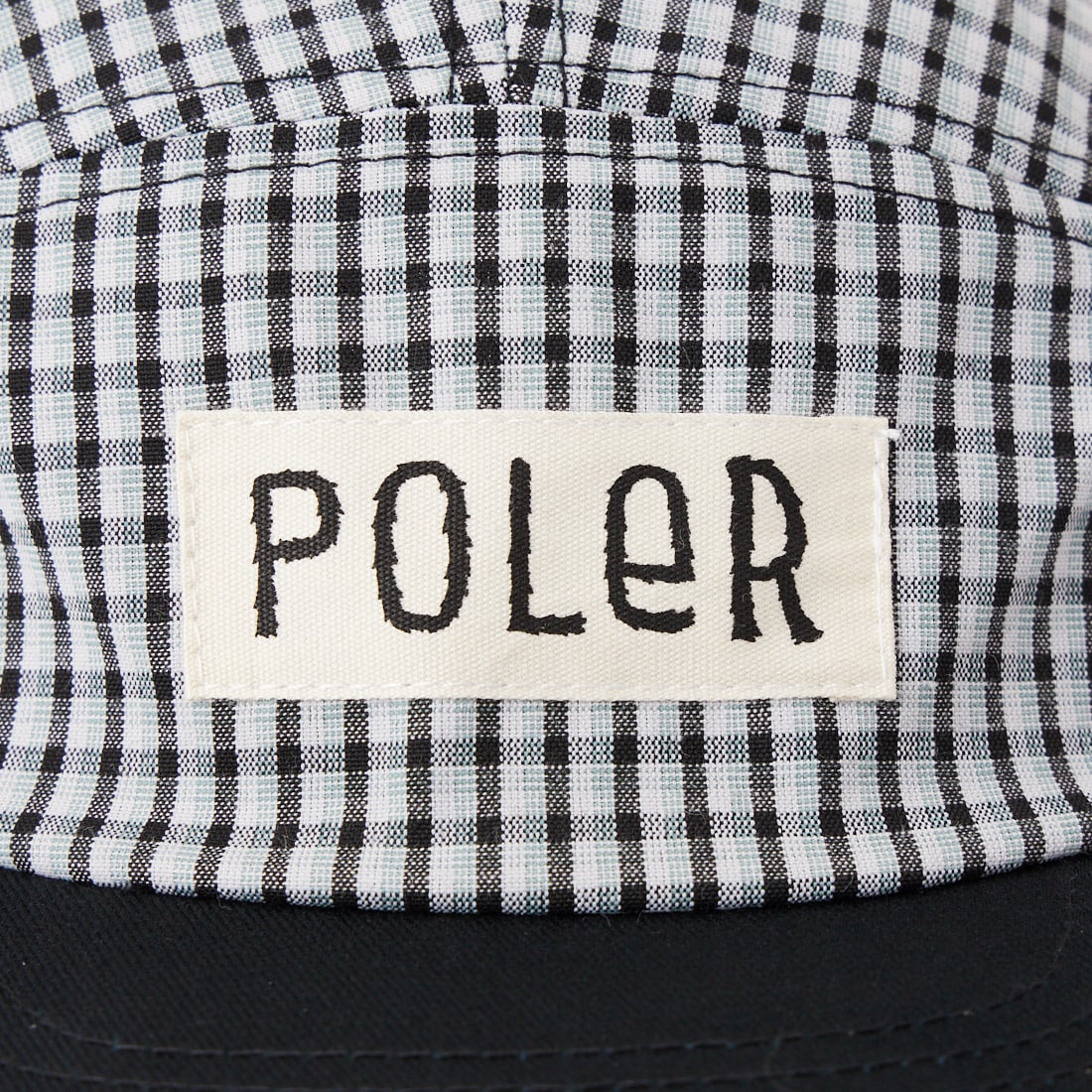 POLeR [ポーラー] チェック5パネルキャップ [261MCV0078] GRAY/BLACK