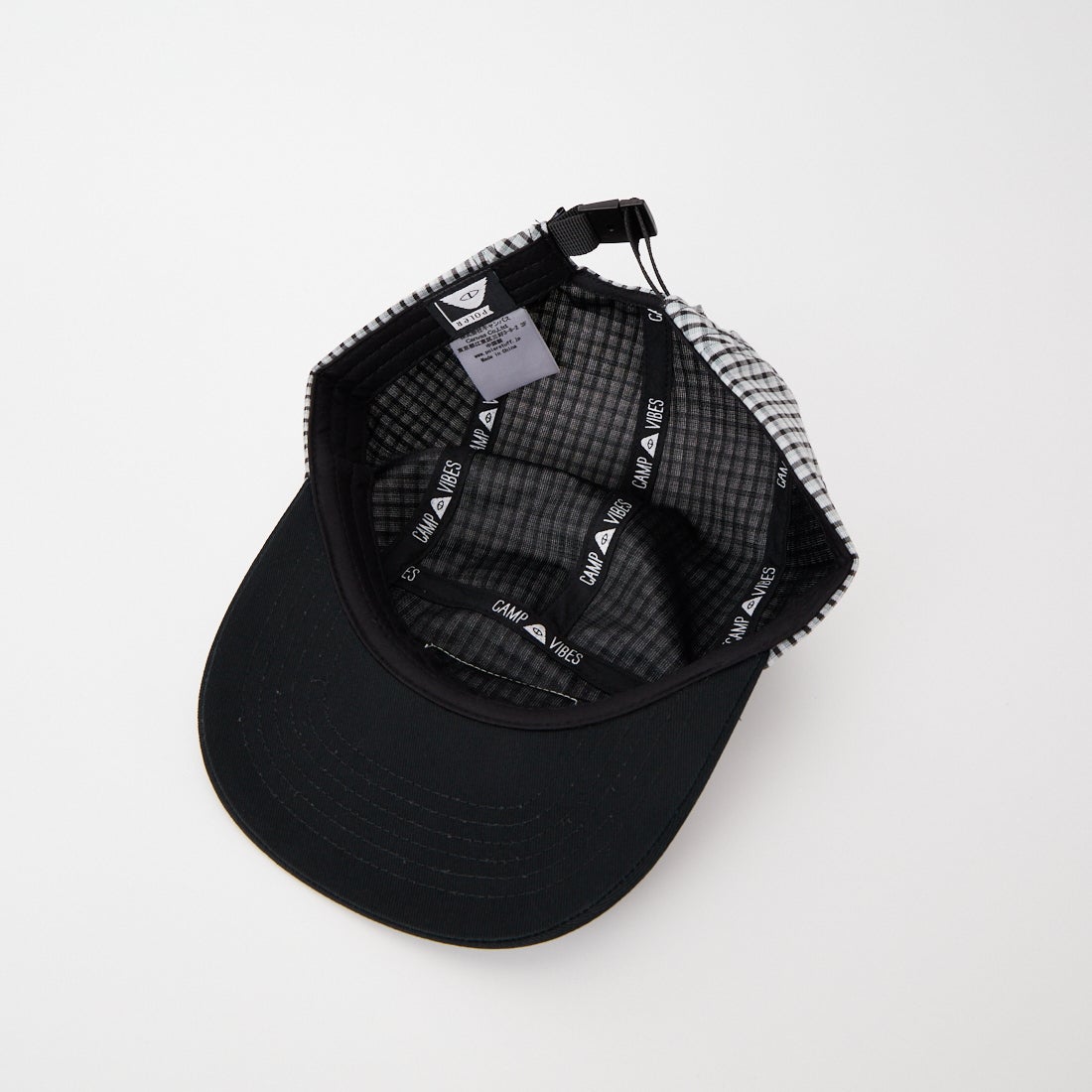 POLeR [ポーラー] チェック5パネルキャップ [261MCV0078] GRAY/BLACK