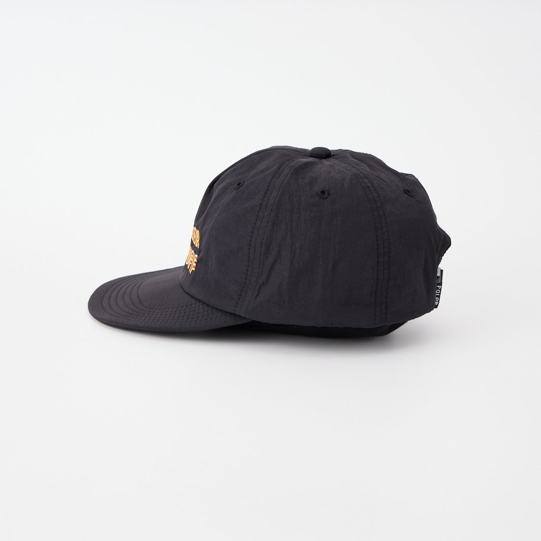 POLeR [ポーラー] フェスティバル刺繍ナイロンキャップ [261MCV0073] BLACK