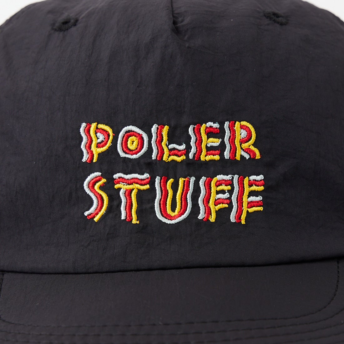 POLeR [ポーラー] フェスティバル刺繍ナイロンキャップ [261MCV0073] BLACK