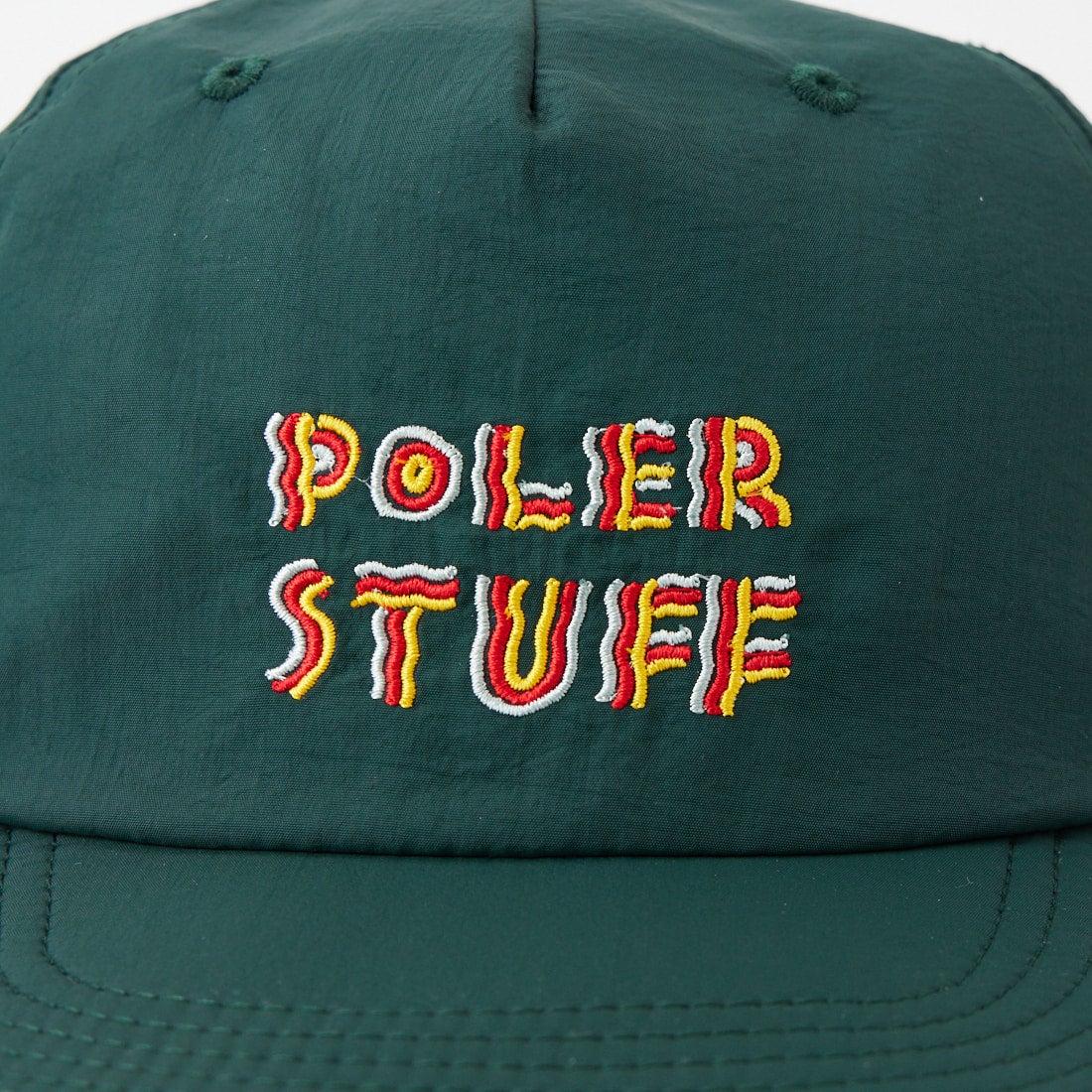 POLeR [ポーラー] フェスティバル刺繍ナイロンキャップ [261MCV0073] GREEN