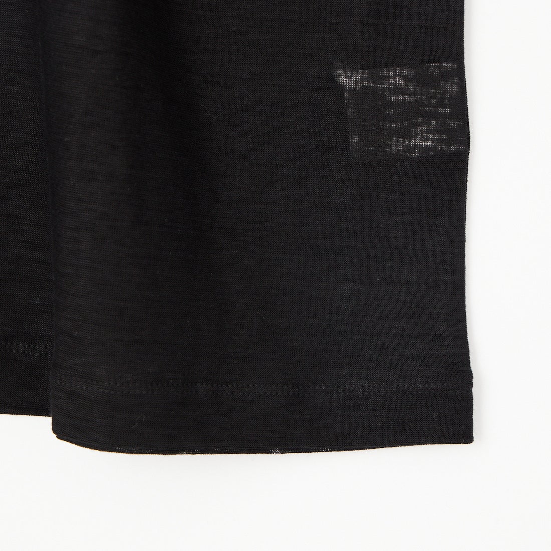 THE SHINZONE [ザ シンゾーン] リネン フットボールTシャツ [26MMSCU01] 07 BLACK