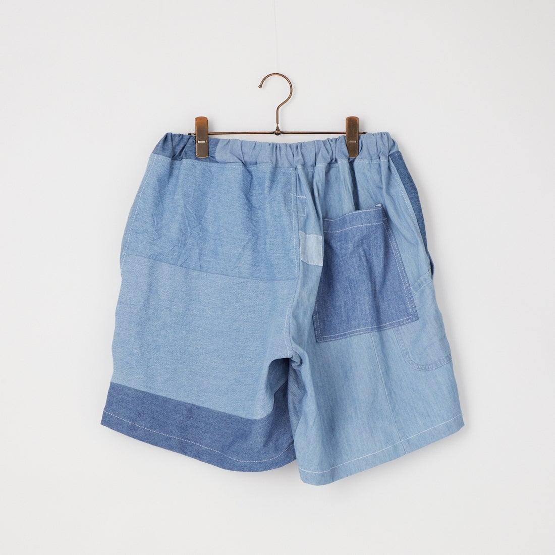 ODDMENT [オッドメント] ライトデニム リメイクショートパンツ [EASY-SHORTS-DENIM] ASST
